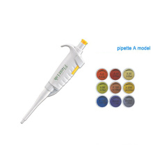 Pipeta de laboratório 10-100UL Pipetador monocanal de uma mão (XT-FL094)